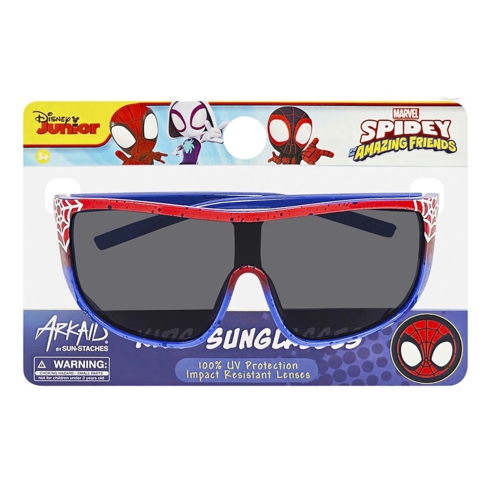 Marvel Spidey and His Amazing Friends Kids Sunglasses Sun-Staches Arkaid UV Blue